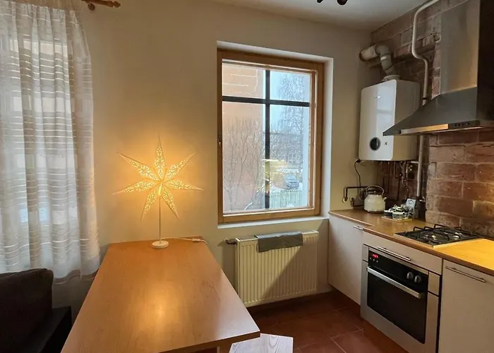 Cozy Flat With Fireplace Lägenhet